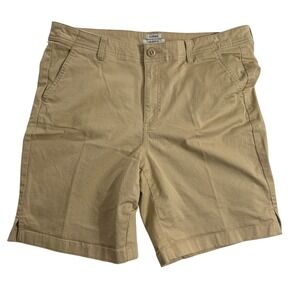 L.L.Bean Favorite Fit Khaki Shorts Everyday‎ Casual Comfort Women's Size 16